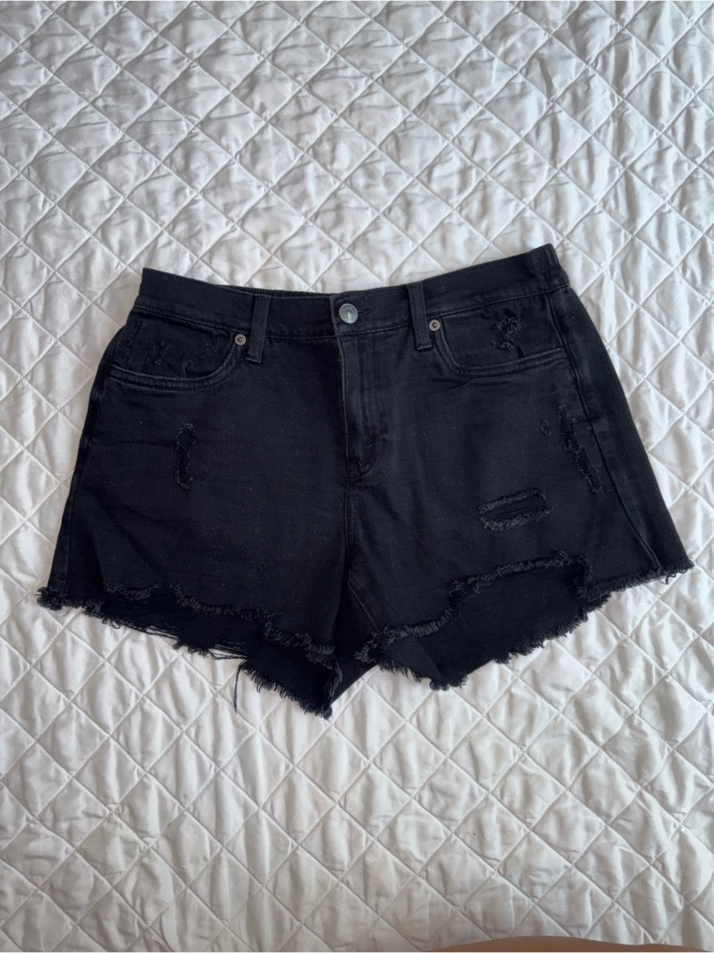 black Aerie denim shorts